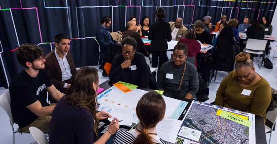 Community representatives discuss culture in New York City (Photo: Sachyn Mital) community members and leaders in discussion about culture in NYC