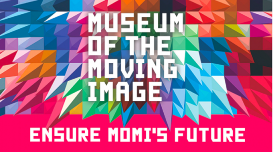 graphic image that shows the Museum logo with the words Ensure MoMI's Future underneath